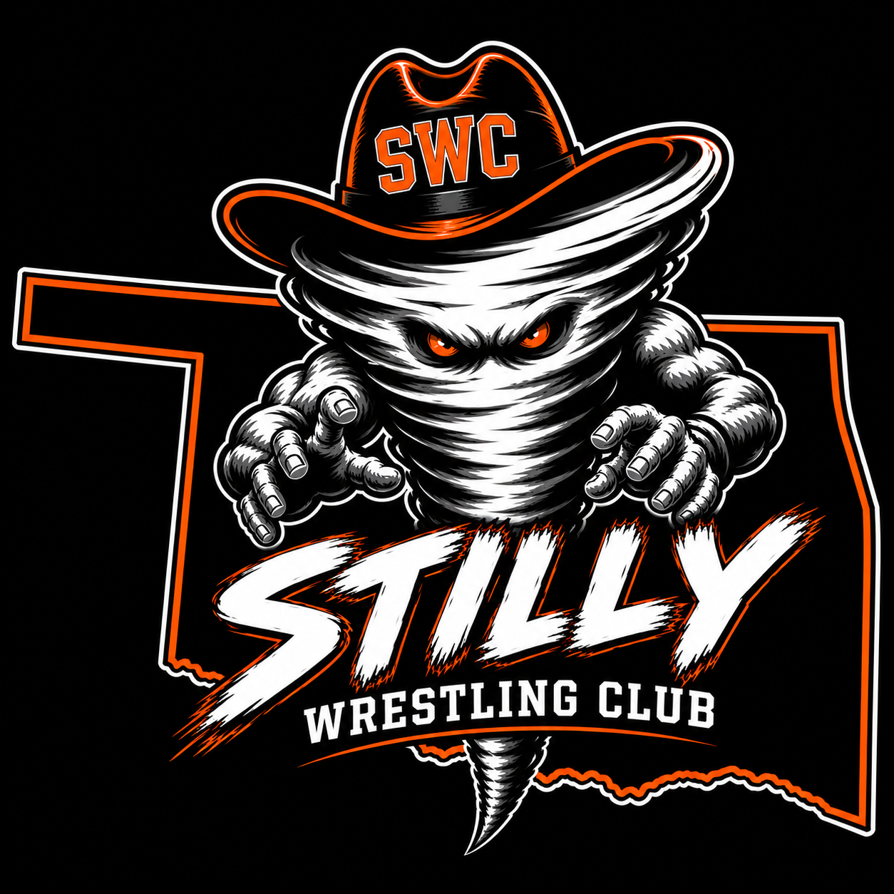 Stilly Wrestling Club tornado logo